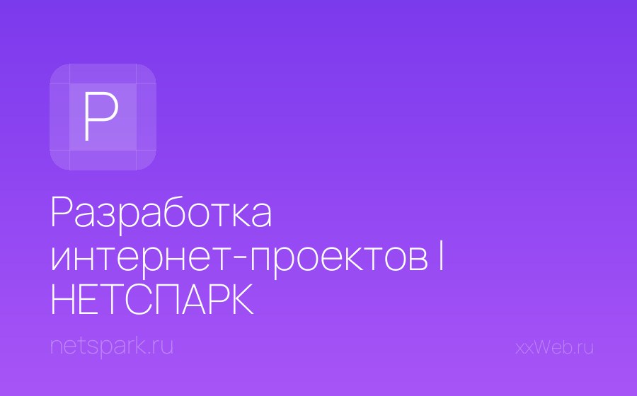 Скриншот сайта Разработка интернет-проектов | НЕТСПАРК